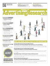 Journal of Advertising Research: 54 (2)