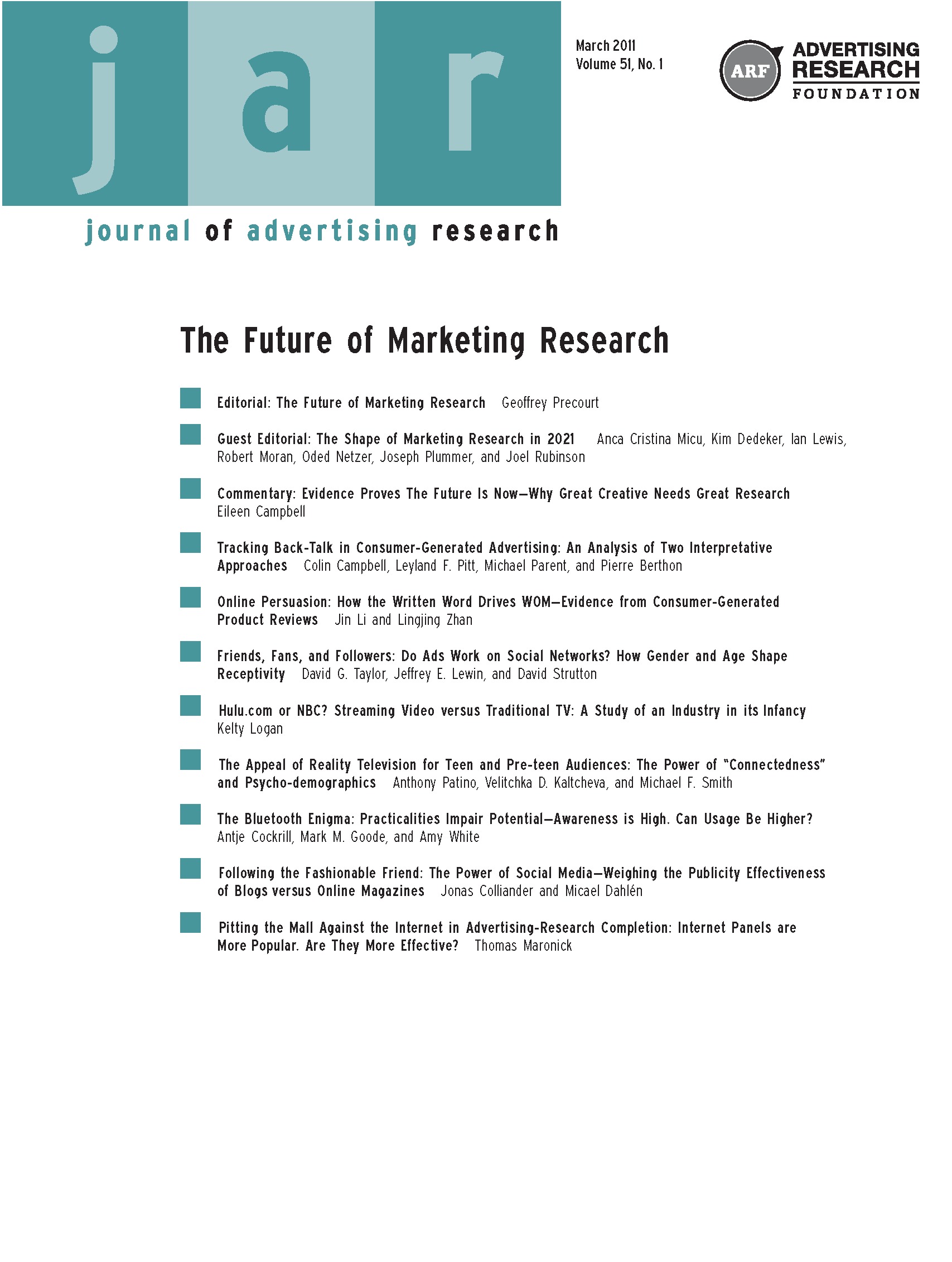 journal of marketing research traducir