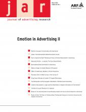 Journal of Advertising Research: 46 (1)