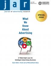 Journal of Advertising Research: 49 (2)