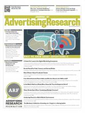 Journal of Advertising Research: 53 (2)
