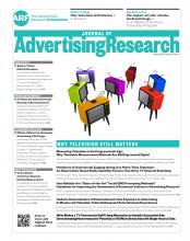 Journal of Advertising Research: 57 (1)