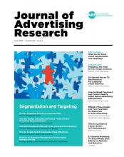Journal of Advertising Research: 59 (2)